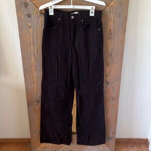 Corduroy dark Brown pants. Pull & Bear. Size 38/6